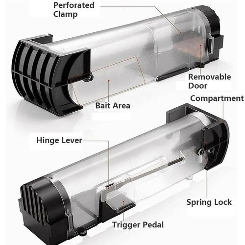 CYFAZA Humane Mouse Traps 12 Inches Enlarged No Kill Rat Live Traps 1pc Item | Buy CYFAZA Humane Mouse Traps 12 Inches Enlarged No Kill Rat Live Traps 1pc | SPOP Enterprise Global